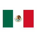 The flag of Mexico.